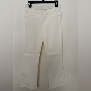 Zara Cream Ankle Cut Women's Pants